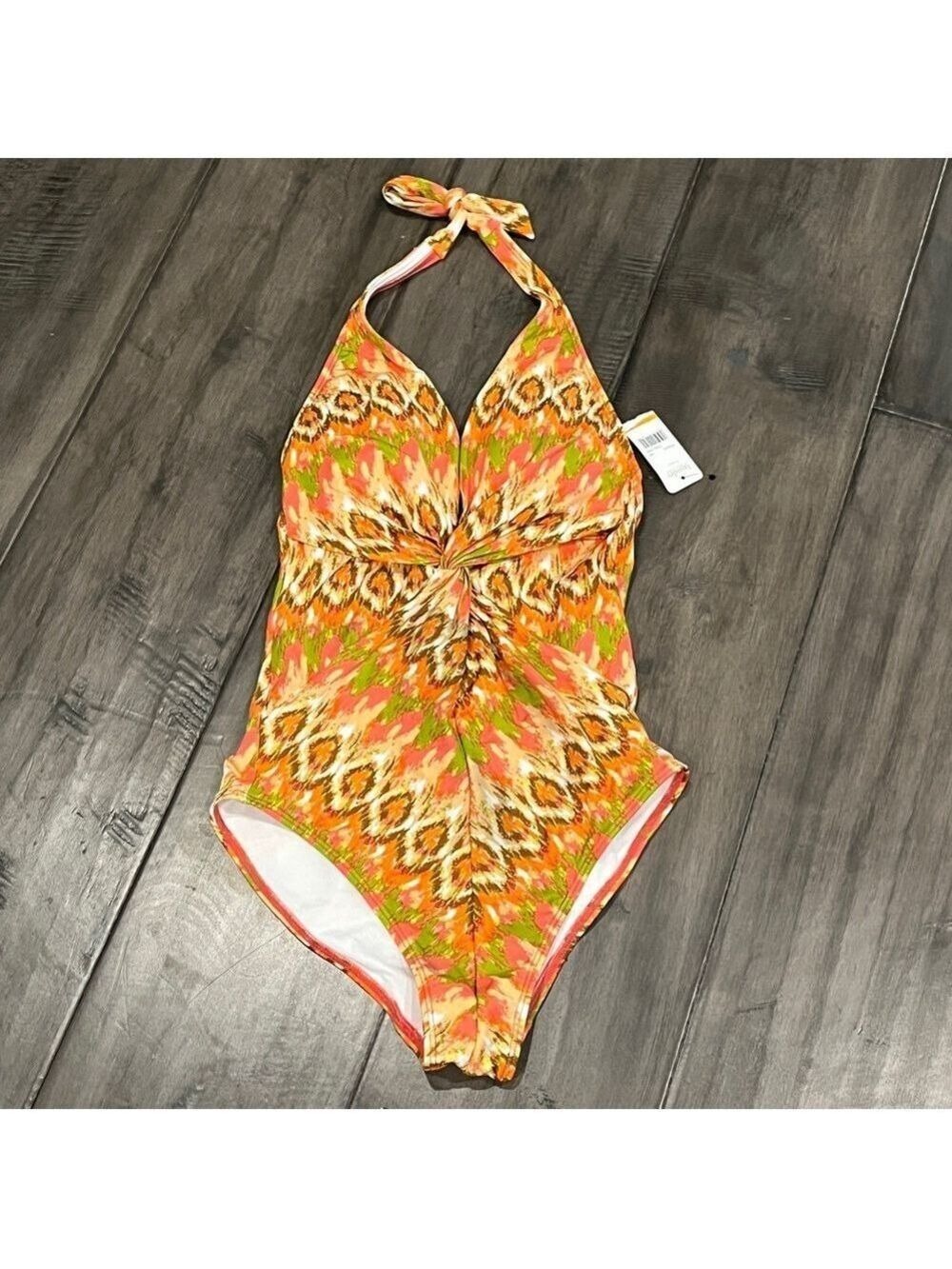 Laundry by Shelli Segal Coral Sand One Piece Swimsuit - Size Small